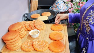 أسرع فطائر لضيوف الغفلة والعراضة بالماء فقط بدون زيت ولا اختمار حضريهم في 5 دقائق هشاش وإقتصاديين