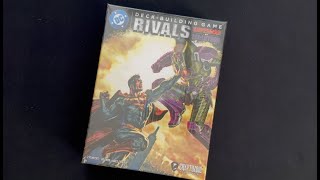 TDG: DC Deck Building Game: Rivals - Superman vs  Lex Luthor unboxing with Ray