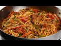 How To Make STIR FRY PASTA