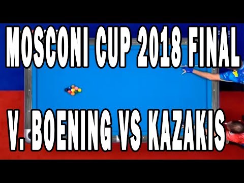 MOSCONI CUP 2018 FINAL shane van boening vs alex kazakis