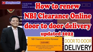 Updated Tutorial 2022: How to renew NBI Clearance Online | Door to door delivery