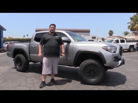 2017 Toyota Tacoma with a Rugged Off-road leveling kit, Black Rhino wheels and BFG tires