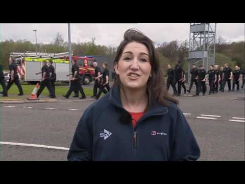 The Scottish Fire and Rescue Service hire a record 101 firefighters - STV News Report