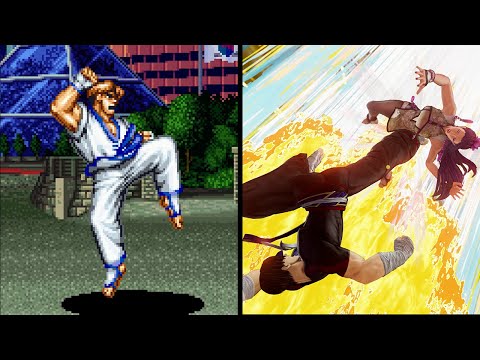 Evolution of Kim Kaphwan's Hououkyaku 1992-2023 (Fatal Fury & KOF)