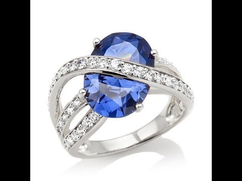 Victoria Wieck Absolute Simulated Tanzanite Ring