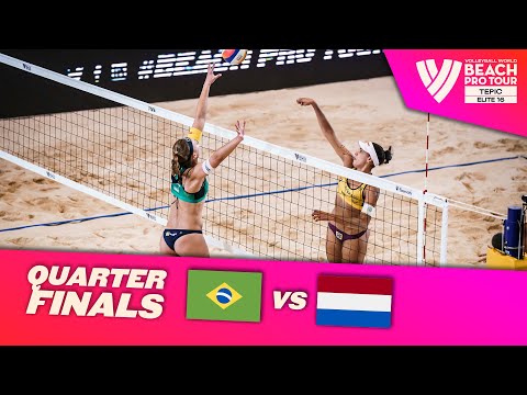 Ana Patricia / Duda  vs. Stam / Schoon - Quarter Finals Highlights Tepic 2023 #BeachProTour
