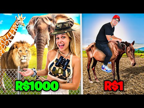 ZOOLÓGICO DE R$1, R$10 OU R$100 ??