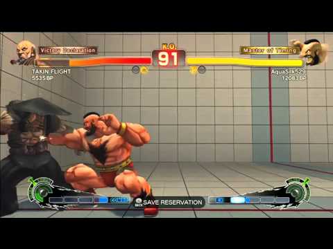SSF4: TAKIN FLIGHT (Gouken) VS AquaSilk529 (Zangief)