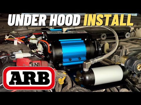 ARB Twin Air Compressor underhood mount install Jeep Gladiator and Jeep JL - 813 Fabrication Mount