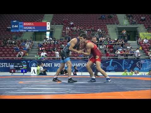 Qual. GR - 65 kg: E. BOUKIS (GRE) v. K. HASANLI (AZE)