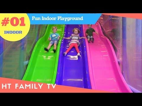 Bé Chơi Nhà Bóng | Fun Indoor Playground for Kids and Family Activities Video for kids  by HT BabyTV Video