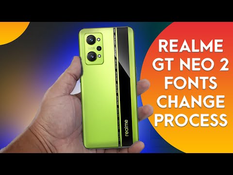 How To Change Fonts in Realme GT Neo 2
