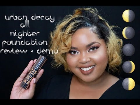 Urban Decay All Nighter Liquid Foundation Review & Demo | KelseeBrianaJai Video