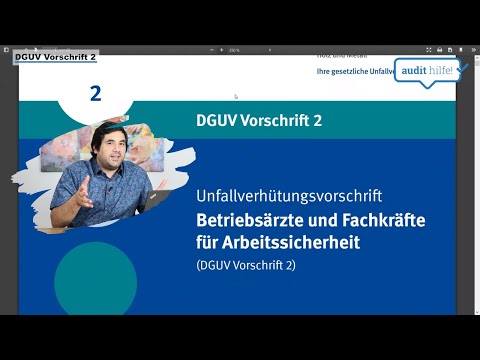 Aufgaben und Betreuungsumfang der Sifa nach DGUV Vorschrift 2