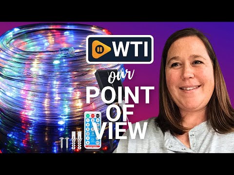 Solar Rope Lights Outdoor - WTI product video review