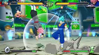 VEGITO vs BEERUS/ANDROID21/GOKU BLACK: DRAGON BALL FIGHTERZ..(VS CPU GAMEPLAY)..70%Difficulty 1VS 3