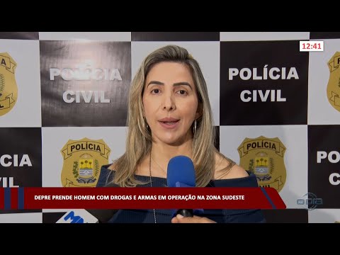 DEPRE prende homem com drogas e armas em operação na zona sudeste 16 03 2023