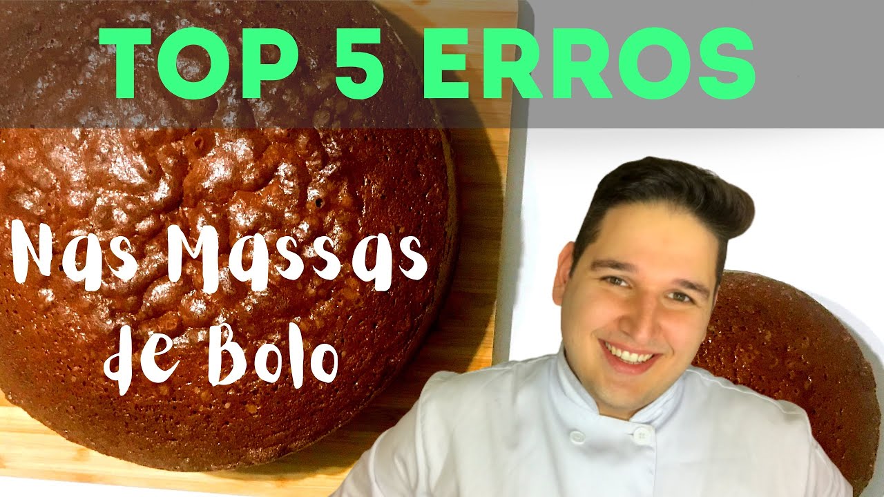 TOP 5 ERROS COMUNS AO FAZER BOLOS! E como evitá-los!