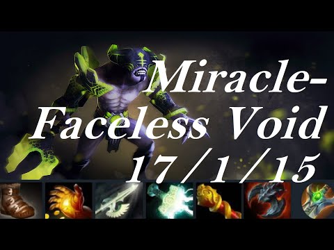 Miracle- Faceless Void vs Sven, Bristleback, Shadow Fiend - these sick combos - dota2