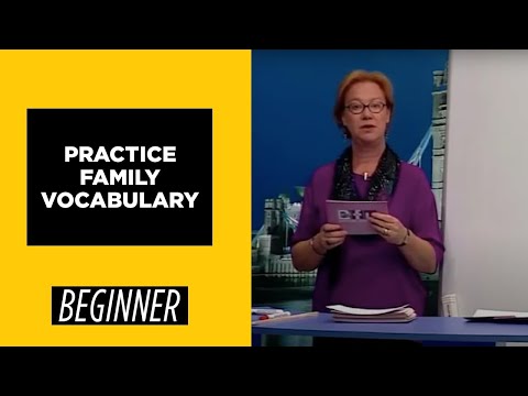 Beginner Level Practice Family Vocabulary | English For You
