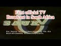 1976 First Official TV Broadcast In South Africa