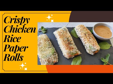 Crispy Chicken Rice Paper Rolls Recipe | Crispy Chicken Rice Paper Rolls|Rice Paper Rolls Recipe