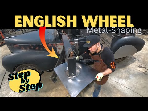 Metal Shaping LOW CROWN Panels with the English wheel 1938 Zephyr Coupe Conversion