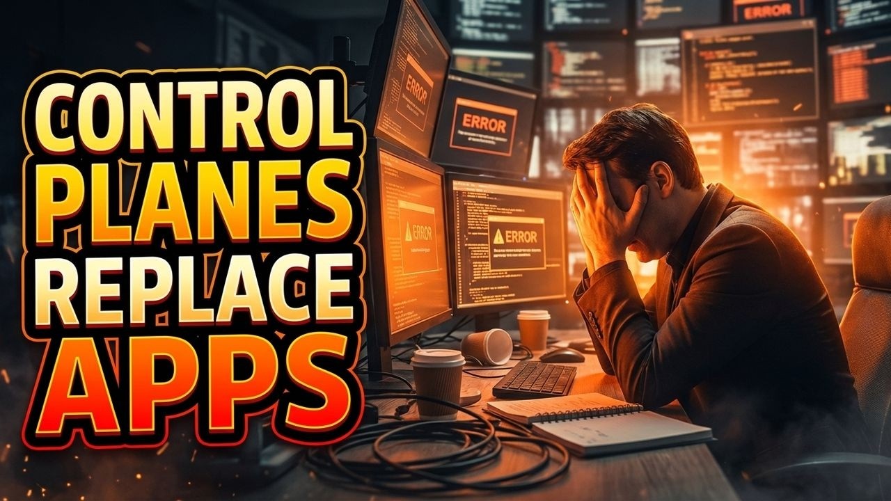 Stop Building Apps, Start Engineering Control Planes