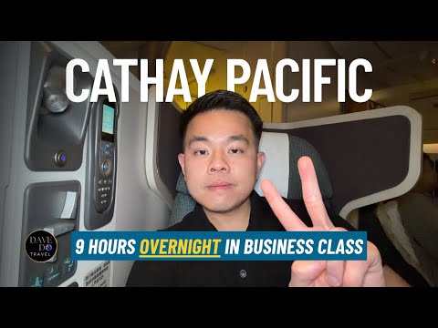 Cathay Pacific OVERNIGHT Business Class Sydney to Hong Kong 😱 WOW IT'S FANTASTIC!