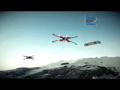 Defending Crait as a Rocket Trooper & Han Solo | Battlefront 2