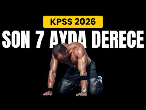 Son 7 Ayda KPSS 2026'da Derece Yapmak ? Biter Mi ? Çalışma Programınızı Yapıyorum 💪