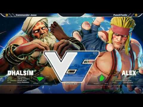 WNF 3.8 SFV - Punchtastic (Alex) vs Commander Jesse (Dhalsim)