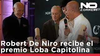 Robert De Niro recibe en Roma el premio Loba Capitolina