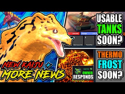 TONS of KU NEWS! | NEW Voltidra Kaiju | Usable Tanks? | Gamepass Kaiju Info! ||| Kaiju Universe
