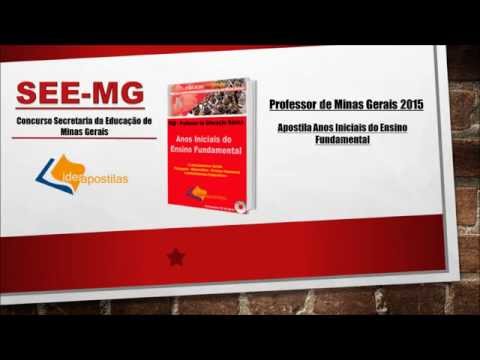 Apostila Professor Anos Iniciais - SEE Minas Gerais