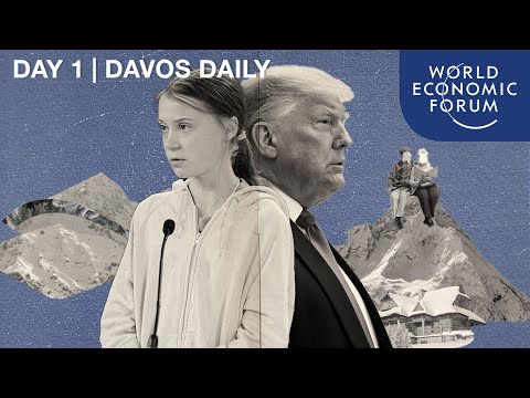 DAVOS DAILY | DAY 1 | Greta Thunberg, Donald J. Trump and the Start of Davos