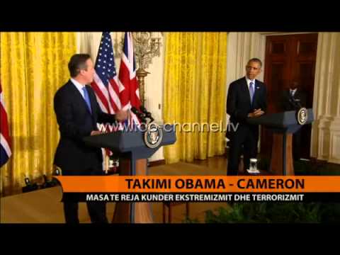 Takimi Obama - Cameron - Top Channel Albania - News - Lajme