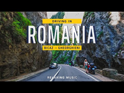 Romania Drive 4K | Bicaz → Gheorgheni (DN12C, Bicaz Gorge) | Relaxing Music, POV