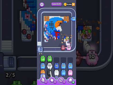 Pixel Flow Level 625 Walkthrough