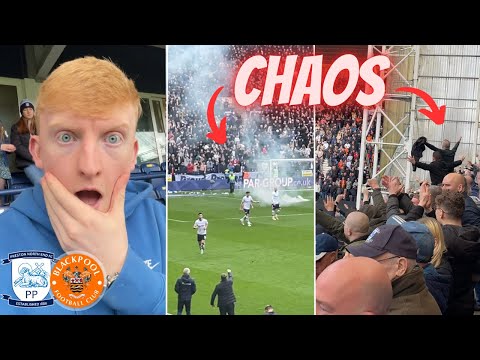 😳 FIGHTS, PYRO AND LIMBS as PRESTON win DERBY at Deepdale!