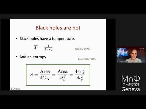 ICMP 2021 Plenary Talk 5 - Juan Maldacena