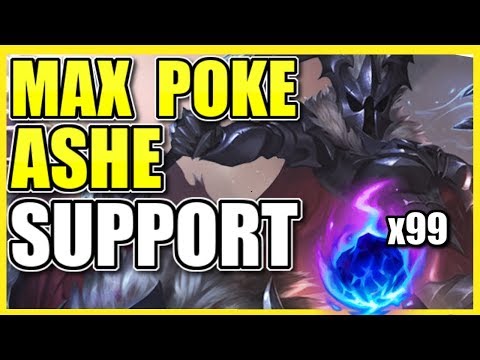 (MAXIMUM POKE!) ASHE SUPPORT IS THE BEST DAMAGE SUPPORT IN SEASON 10!  THESE NEW ITEMS MAKE HER OP!