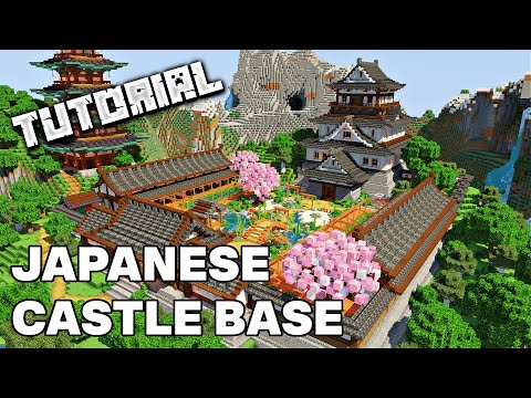 Japanese Castle Base | Minecraft Tutorial