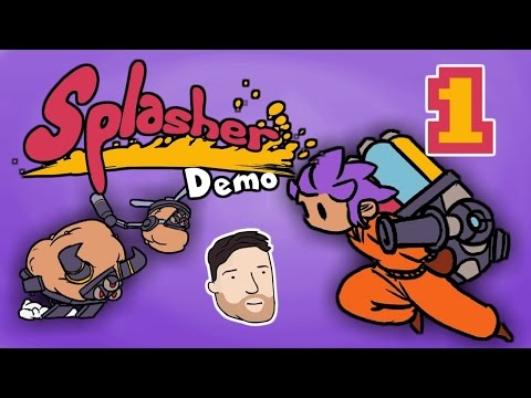 Let's Play Splasher (Demo) - PART 1: Starting My Speedrun Career | Graeme Games | Splasher gameplay