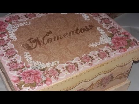 Caixa Decorada Com ScrapDecor By Mamiko