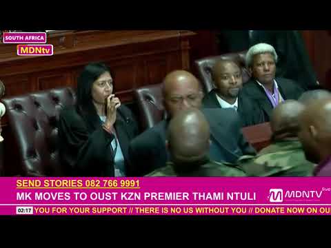 BREAKING NEWS: Chaos Erupts as MK Party’s No-Confidence Motion FAILS Against Premier Thami Ntuli