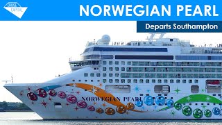 Norwegian Pearl departs Southampton (08/05/2025)