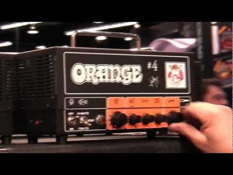 Sweetwater at Winter NAMM 2012 - Orange Jim Root Terror Head and Cab Overview