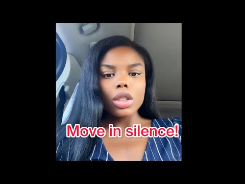 You being unbothered is unsettling to people, Keep moving in SILENCE‼️