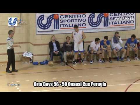 Csi Perugia Finale (integrale) Campionato invernale Basket 2016-17 Ortoboys Onaosi 56-50